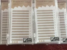 GAHAMACA-Extensión y volumen de pestañas prefabricadas en Rusia, pestañas individuales de visón curvado 2D/3D/4D/5D/6D