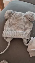 Gorro para bebé de punto con pompón grueso y cálido, gorro para niño y niña, gorrito cálido para la oreja, gorrito para niño, gorros para bebé para recién nacido