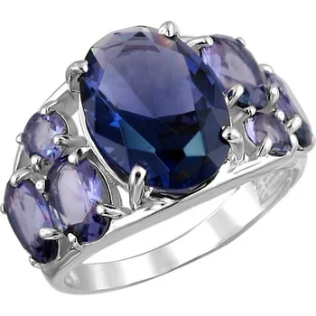 

Esthete ring with silver quartz
