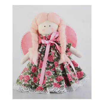 

Pl403 set for making textile toy 'fey', 15 cm, 'перловка'