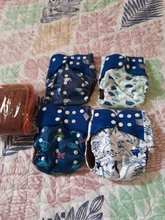 Baby Nappies Diaper Pocket Pul Coffee-Fiber Eco-Friendly Elinfant Reusable Labs-Pants