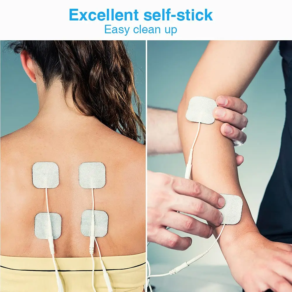 New Muscle Stimulator Electrode Pads Non-woven Fabric Self Adhesive Replacement Pads for Tens Digital Therapy Dcool Machine