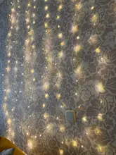 LED String Lights Christmas Decoration Remote Control USB Wedding Garland Curtain 3M