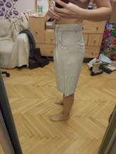 Trousers Short-Pants Wide-Leg Lizkova Korean White High-Waist Summer Casual Women 