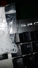 120 unids/bolsa caucho O anillo teclado interruptor amortiguadores teclados Accesorios blanco para teclado amortiguadores Keycap O sustitución de anillo parte