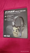Zohan-Orejeras electrónicas de protección auditiva para tiro, equipo de defensa profesional para oído, con amplificación de sonido y anti-ruido, para disparar, ideal para cazar y deportes al aire libre