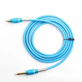 

New Tattoo Clip Cord Power Supply Foot Pedal Switch for Tattoo Machine RCA interface 1PC 6 Feet Silicone