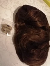 EASIHAIR-Peluca de cabello sintético para mujer, cabellera artificial ondulado con flequillo, largo, color marrón, de alta densidad, para Cosplay, resistente al calor