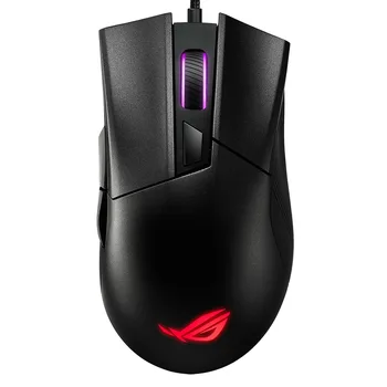 

ASUS ROG Gladius II Core 6200 DPI optical mouse USB A type right hand