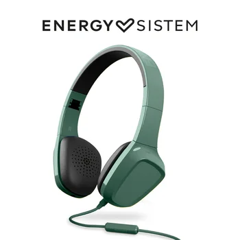 

Headphones 1 Green Mic (Mic,Control Talk, Audio-In, Foldable)