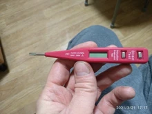 Medidor de voltaje con indicador eléctrico, voltímetro Digital con bolígrafo, enchufe de pared de 12V-250V, CA/salida de corriente CC, Detector de Sensor, pluma probadora