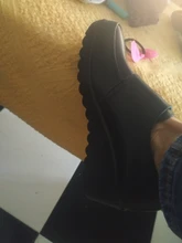 Beyarne-zapatos de tacón alto de piel auténtica para mujer, zapatillas femeninas de tacón alto con cuña, zapatos casuales individuales, temporada primavera Otoño, 2075