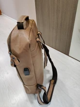 Mochilas escolares de cuero sintético para hombre y mujer, morrales de viaje informales Retro, bolso de mano negro, caqui, Adolescentes