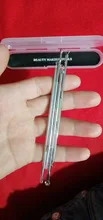 Removedor de espinillas y nariz con acné, utensilio para quitar espinillas y comedones, aguja para quitar acné, acero inoxidable