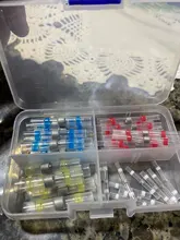 Heat-Shrink-Connect Terminals Butt-Connectors-Kit Solder-Sleeve-Tube Electrical-Wire