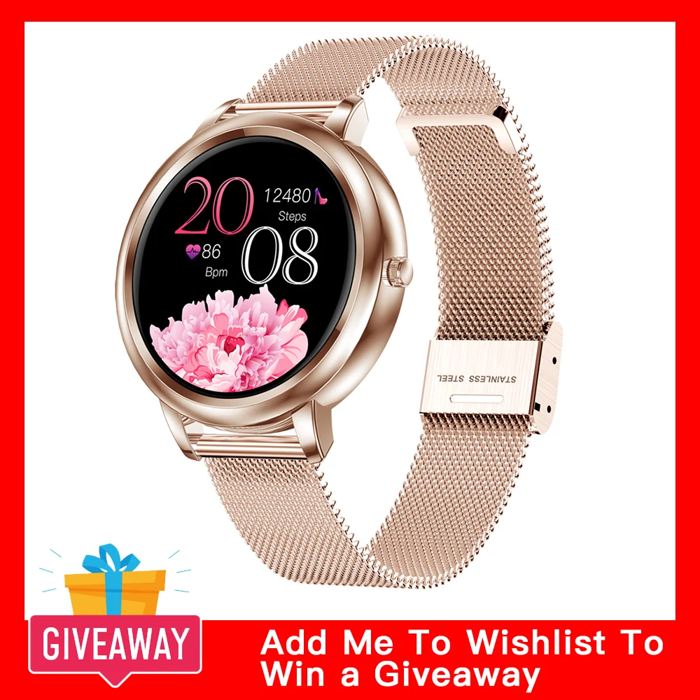 

MK20 Smart Watch 2020 Full Touch Screen 39mm diameter Women Smartwatch for Women And Girls Compatible With Android and IOS