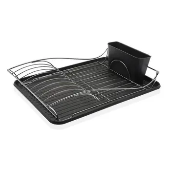 

Draining Rack for Kitchen Sink Plastic Aluminium (32 x 9 x 43,8 cm)