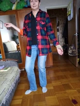 Plaid Shirt Tops Check Blouse Velvet Warm Long Winter Women's Blusas Female Full-Sleeve