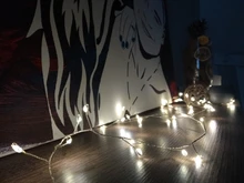 Lights Led-String Battery-Operated Firecracker Fairy Party Copper-Wire Christmas-Window