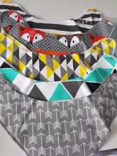 Baberos triangulares para bebé, pechera de algodón con dibujos animados para niño, baberos para recién nacido, toallitas de tela absorbente