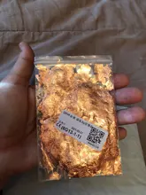 3g Oro de imitación plata hoja de cobre lentejuelas brillos de hoja de escamas hojas a granel papel de aluminio para dorado DIY decoración artística de uñas