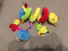 Cochecito de bebé en espiral, asiento de coche, juguete colgante de viaje para niños y niñas