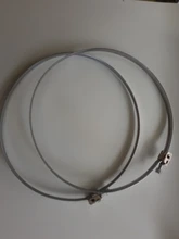 Hose-Clamp Duct-Fan Inline Fuel-Pipe Adjustable Stainless-Steel for Fan-Accessories 1pcs