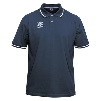

Short Sleeve Polo Shirt Luanvi Gama Navy Cotton