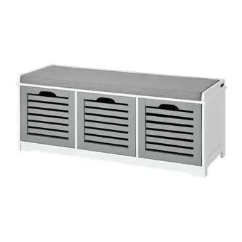

SoBuy Padd Hallway Shoe Storage Bench with 3 Drawers, FSR23-HG