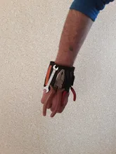 Geoeon-pulsera magnética multifunción de tela Oxford, bolsa de herramientas portátil, herramienta de muñeca para electricista, varias herramientas de fijación, D35