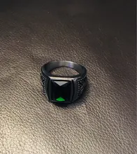 Punk Titanium Steel Ring for Men Jewelry Valknut Signet Ring Odin Symbol Norse Viking