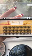 Kimcci-extensiones de pestañas individuales 20D, pestañas de lujo, naturales, suaves, postizas, volumen 3D, visón, maquillaje, cilios