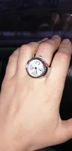 Anillo de cuarzo elástico para hombre y mujer, relojes para el dedo anillos joyas regalos XRQ88