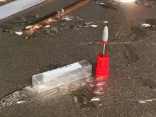 Dmoley-broca de clavo de cerámica para manicura, taladro eléctrico para máquina fresadora, limas de uñas, amortiguador, accesorios de equipo de arte de uñas