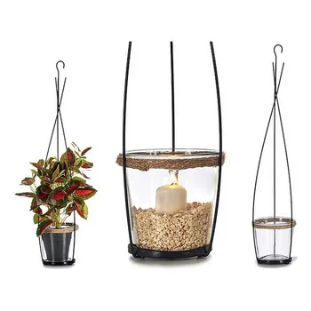 

Candleholder Ibergarden Metal Crystal (13,5 x 67,5 x 13,5 cm)