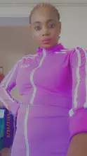 FQLWL-Conjunto de dos piezas para mujer, traje para discoteca con falda, chándal a juego, color rosa neón, 2 partes, verano