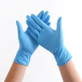 

100PCS/BOX Disposable medical Nitrile Examination Hand Gloves