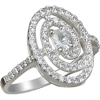 

Esthete ring with 62 cubic zirconia