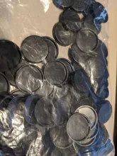 Bases de plástico redondas para juegos, miniaturas y juegos de mesa, 25mm, 100 Uds.