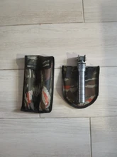 Pala táctica multifunción para exteriores, carretilla elevadora militar para exteriores, pala de nieve todoterreno, pala plegable de supervivencia al aire libre