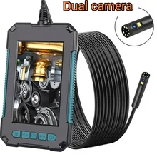 F200 Cámara endoscopio Industrial inspección boroscopio 8MM lente 8 LEDs HD1080P Pantalla de 4,3 pulgadas Monitor de pantalla IP67 impermeable