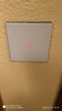 Wall-Switch Glass-Panel White Standard Crystal Ac110-220v EU 1set 1-Way