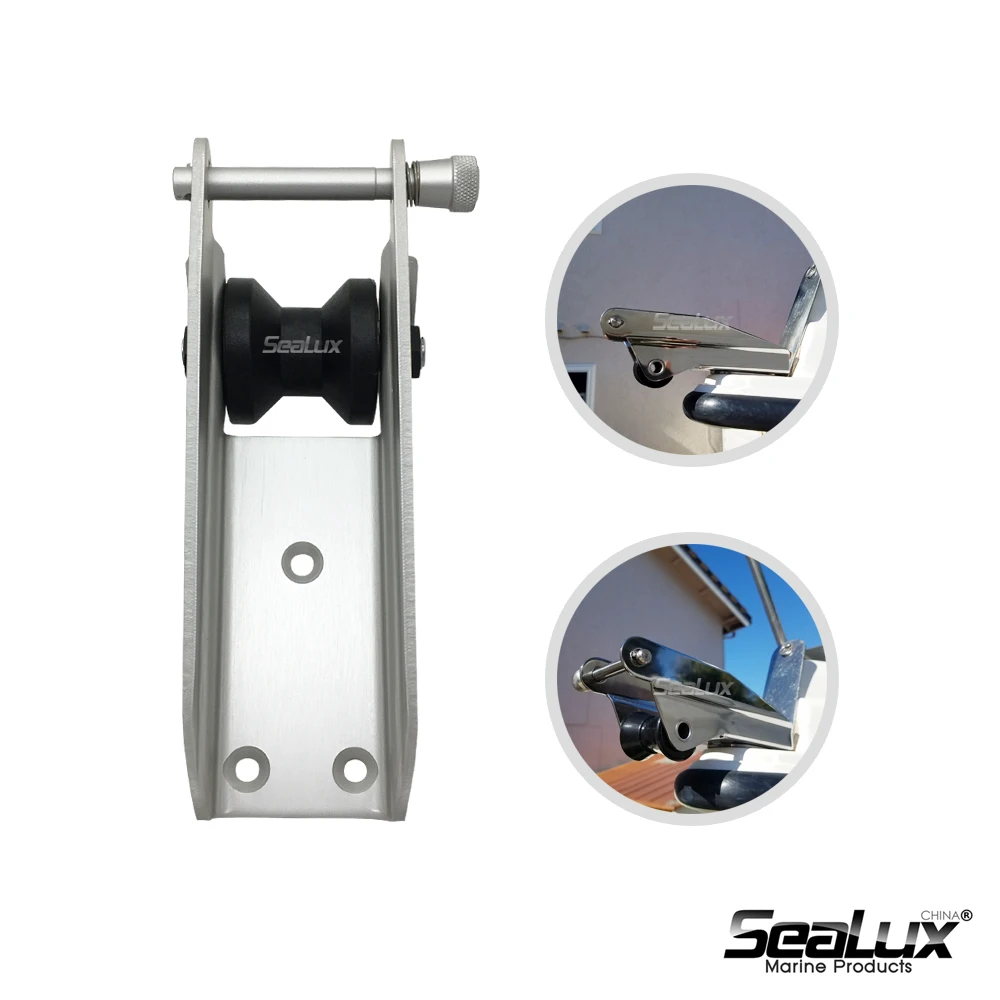 Sealux Hohe qualität Aluminium Vernietet Bogen Roller Glatte oberfläche für Boot Yacht Marine – Detail 7