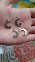 Lote de 20 Uds. De abalorios de Luna antigua, de plata, de Ángel, accesorios de joyería, abalorios de estrella y Luna DIY, venta al por mayor
