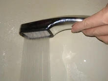 Bathing-Sprayer Shower-Head Square Pressure-Water-Booster Tiny-Holes Saving Bathroom