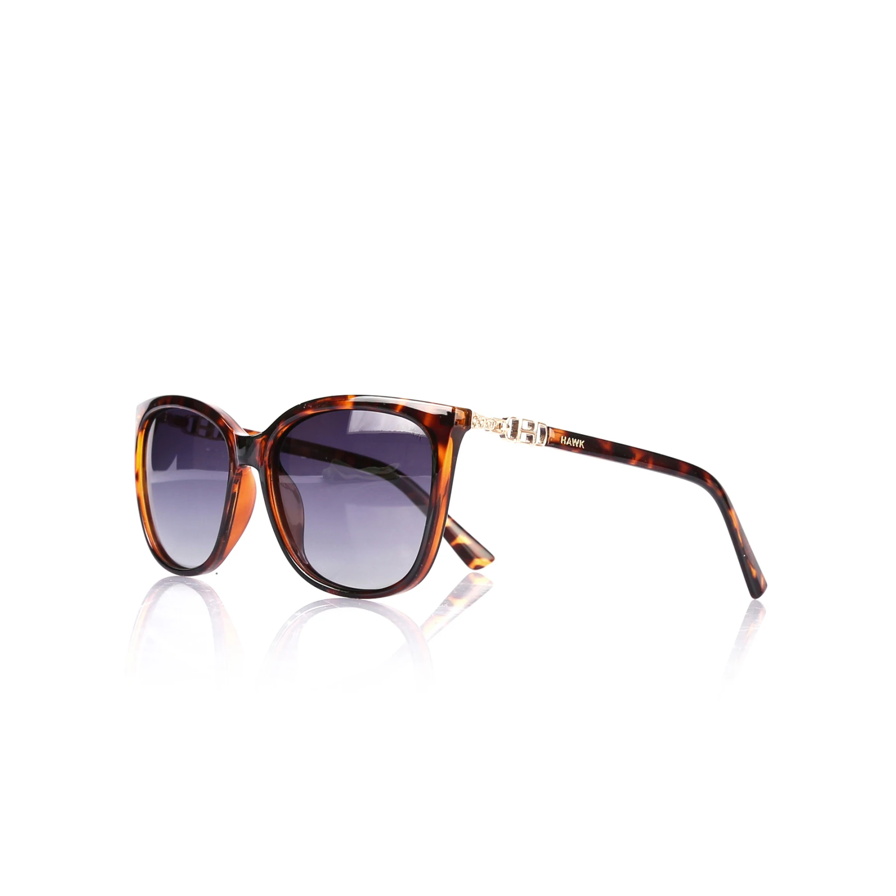 

Women's sunglasses hw 1804 03 bone Brown organic square square 57-16-140 hawk