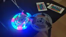 Tape Led-Light Remote Bluetooth Waterproof Smd 2835 Diode Flexible Ribbon RGB DC12V 
