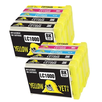 

10pcs LC1000 Ink Cartridge LC970 Compatible For Brother DCP-353C 357C 260C 330C 750CN 750CW Fax-1355 1360 2480C printer Inkjet