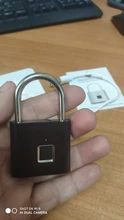 KERUI, candado inteligente de huella digital con carga USB resistente al agua, candado con huella dactilar de 0,1 segundos, candado portátil antirrobo con huella dactilar