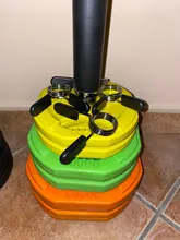 SET DE PESAS COLORES Y MANCUERNAS BODY PUMP PARA MUSCULACION 20 KG,30KG